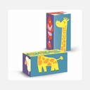 Clementoni - Puzzle en Cubes - Animaux - 4+