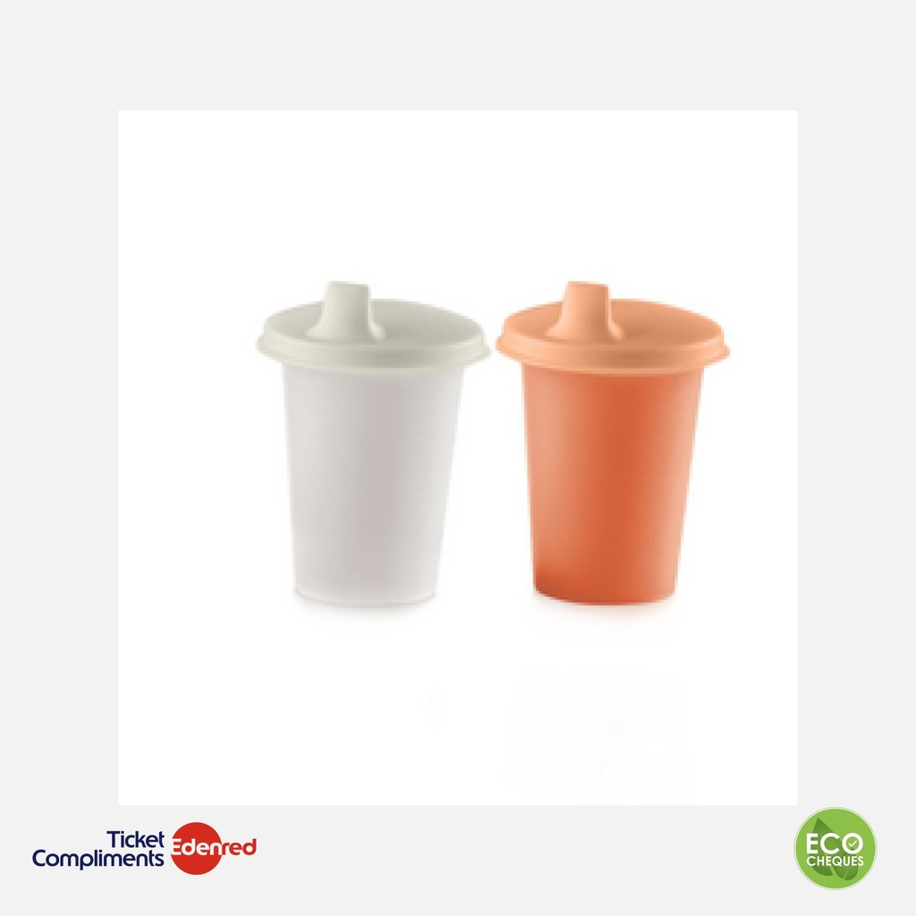 Tupperware - 2 Gobelets d'apprentissage - 200ml