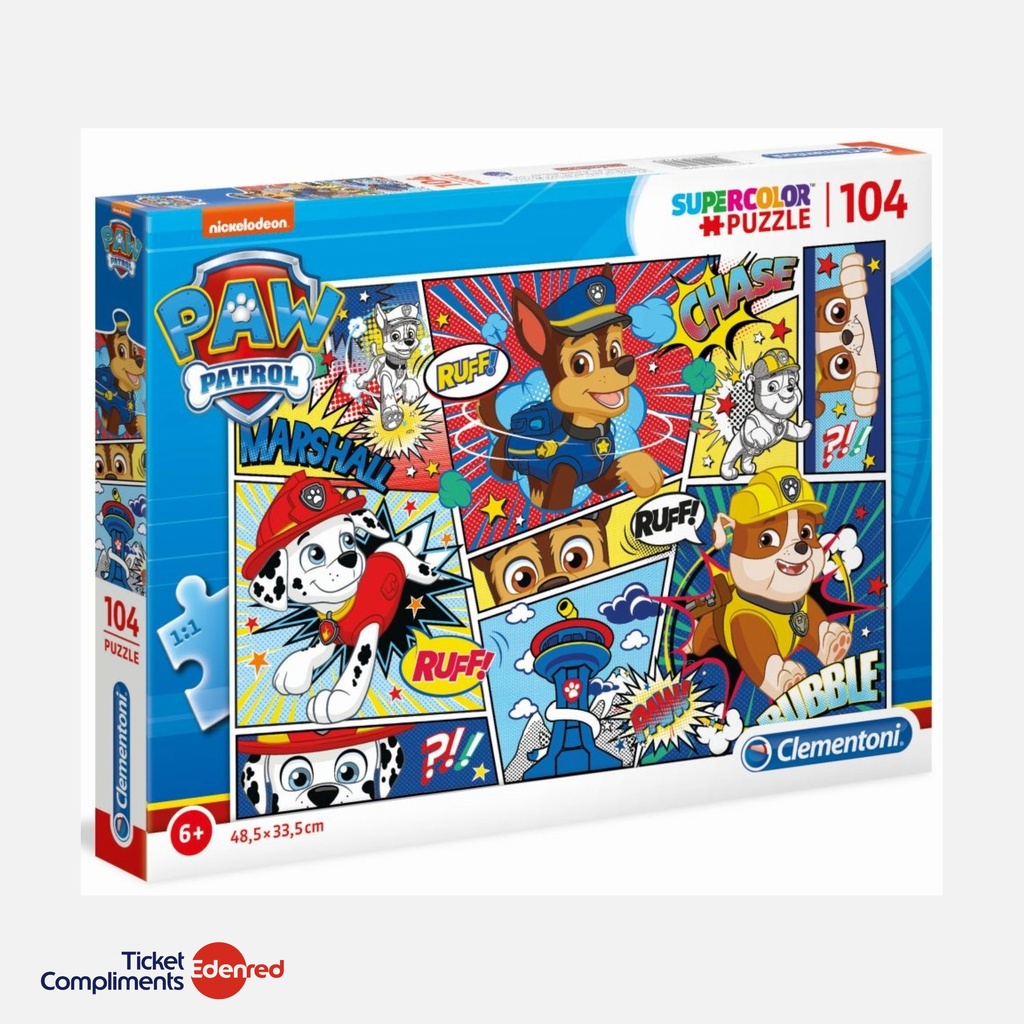 Clementoni – Puzzel – 104 stukjes – Paw Patrol – 6+