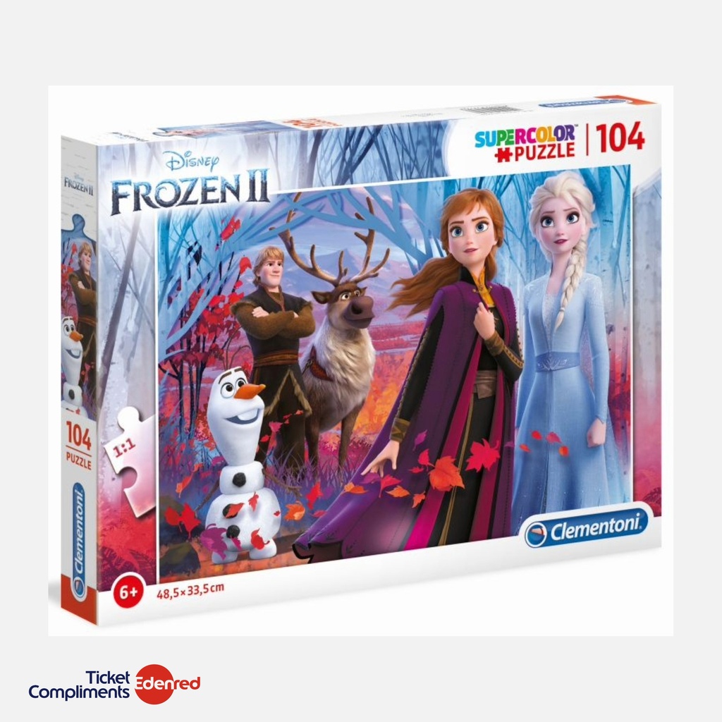 Clementoni – Puzzel - 104 stukjes – Frozen II – 6+