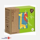 Clementoni - Puzzle en Cubes - Animaux - 4+