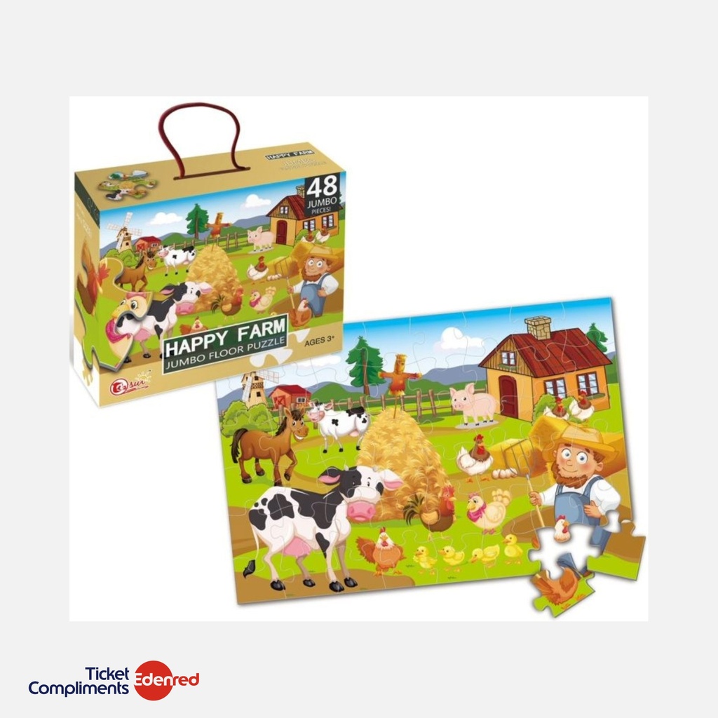 Amuuso - Puzzle Ferme - 48 Pièces - 3+