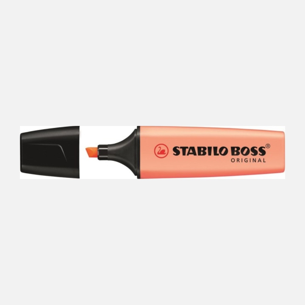 Stabilo - Overlijner Boss Original - Schuine punt 2-5mm - Oranje Pastel - 70/126