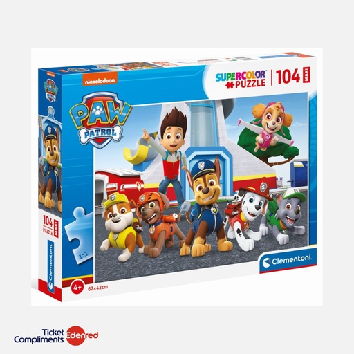 [67223753CLE] Clementoni - Maxi Puzzel - 104 stukjes - Paw Patrol - 4+